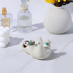 PUDDING CABIN Sloth Gifts Ring Holder Decor, Cute Ring Stand, Rings Display, Sloth Gift for Women Girls Her Mom Friends Sisters Birthday Wedding Christmas Mothers Day - style: Sloth