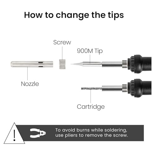 Soldering Iron Kit 60W Adjustable Temperature 5-in-1 Electronics Repair Kit, Solder Wire, Stand, Sponge & Rosin Flux, Fast Heating Soldering Tool for Desoldering, DIY, Circuit Board, Electrical Repair - color: Soldering Iron Kit 7