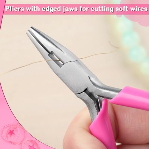 SPEEDWOX 3 Inch Chain Nose Pliers for Jewelry Making - Miniature, Pocket, Needle-Nose, Jewelry Making, Micro Pliers - style: Chain Nose Pliers