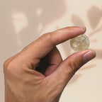 Amazing Gemstone Citrine Crystal Tumbled Stones Polished Rocks - Natural Gem Stones for Healing - DIY Crystals for Protection (1 Piece) - color: Citrine