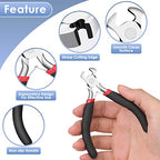 Jewelry Pliers, End Cutting Pliers End Nippers for Zipper Install Stops Repair - style: End Cutting Pliers