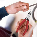 Wire Cutters 5 Pack, 5 Inch Wire Cutters Set, HOUSERAN Side Cutters Flush Cut Pliers, Spring Loaded Cutting Pliers with Non-slip Red Handle, Dikes Wire Cutters Snips for Model Kits, Crafting, Zip Ties - color: 5 Pack Wire Cutters