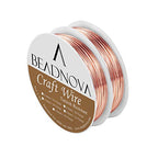 BEADNOVA Copper Wire Jewelry Wire Tarnish Resistant for Jewelry Making (Copper, 26 Guage 20m) - size: 0.4mm