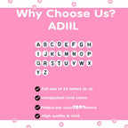 ADIIL 7200pcs Clay Beads Bracelet Making Kit, 6mm Polymer Heishi Beads for Jewelry Making, Friendship Bracelet Kit Birthday Gift for Adults Hot Pink - color: Hot Pink