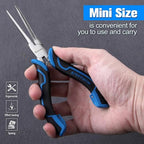 SPEEDWOX 6-Inch Mini Needle Nose Pliers for Jewelry Making Long Needle Nose Plier with Smooth Jaws Long Chain Nose Pliers Jewelry Plier for Jewelry Making, Bending Wire and Small Object Gripping - style: Needle Nose Pliers