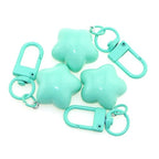20PCS Chubby Star Keychain Pendant Mixed Colors 2.4cm/0.94in Cute and Versatile Bag Accessory Jewelry Making Charm Party Gift Set Couple or Bestie Gift