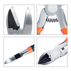 SPEEDWOX Mini Diagonal Pliers Thin Precision Wire Cutters 4-1/2 Inches Convex Shoulder Small Plastic Nippers Micro Side Cutter Side Cutting Fine Plier Jewelry Making Professional Beading Hobby Craft - style: Diagonal Pliers