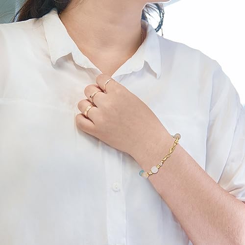 UNICRAFTALE 120pcs 4 Sizes Stainless Steel Crimp Beads 3/4/5/6mm - Golden Half Round Open Knot Covers for DIY Bracelet Necklace Jewelry Making - size: 4 Sizes