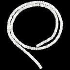 160pcs 4x2mm Natural Mother of Pearl Shell Heishi Disc Flat-Rondelle Spacer White MOP Loose Beads for Jewelry Making 15 Inch - color: Mother of Pearl Shell, size: 4x2mm
