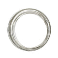 The Beadsmith Half-Round Craft Wire – Soft Temper Jewelry Wire, Titanium Color, 21 Gauge, 4 Yards - color: Titanium, size: 21 Gauge