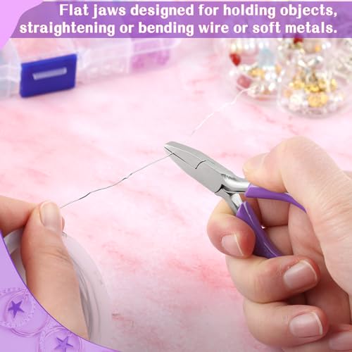 SPEEDWOX 3-Inch Duckbill Pliers - Mini Flat Nose Pliers with Smooth Jaws for Jewelry Making - style: Duckbill Pliers