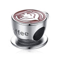 S925 Bead Dangle Charms for Bracelets Necklaces, Compatible with Pandora, Jewelry Making - style: Cup of Coffee Charm