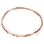PATIKIL 16.4 Feet Solid Bare Copper Wire, 25 Gauge 99.9% Pure Copper Wire 0.5mm Soft Beading Wire Metal Plant Stem Ties for Jewelry Craft (5m) - size: 0.5mmx5m