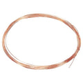 PATIKIL 16.4 Feet Solid Bare Copper Wire, 25 Gauge 99.9% Pure Copper Wire 0.5mm Soft Beading Wire Metal Plant Stem Ties for Jewelry Craft (5m) - size: 0.5mmx5m