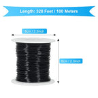 Tenn Well 20 Gauge Aluminum Wire, 328 Feet Soft Craft Wire for Jewelry Making, Beading, Sculpting, Bonsai Training, Crafting (Black) - color: Black, size: 20 Gauge