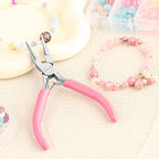 5-Inch Bent Chain Nose Pliers for Jewelry Making - Mini Bent Nose Pliers with Smooth Jaws, Ideal for Creating Bracelets, Earrings and Necklaces - style: Bent Nose Plier