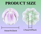 15Pcs Acrylic Beads 16mm Round Pumpkin Shaped Bead in Bead Fit for DIY Jewelry Bracelet Necklace Keychain Beadable Pens Mobile Phone Chain Making Cute (Round Pumpkin) - color: Round Pumpkin Bead in Bead