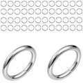2000 Pieces Stainless Steel Jump Rings for Jewelry Making,10mm, 16 Gauge Thickness, Silver (10mm) - color: 10mm
