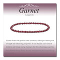 MASSIVE BEADS Natural Genuine Gemstone Beads Healing Crystal Chakra Reiki Jewelry Faceted Round Beads Bracelets 3mm - color: Garnet