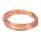 PATIKIL 99.9% Pure Copper Wire for Jewelry Making, 10 Gauge (2.6mm) Copper Craft Wire 9.8 Feet Beading Jewelry Making Supplies for Crafting Wreath Electroculture Gardening - size: 10 Gauge x 9.8 Feet