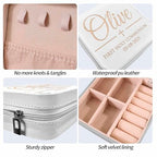 Personalized First Communion Gift for Girls – Custom Jewelry Box with Name & Date, Elegant Keepsake for First Holy Communion - color: Golden Cross