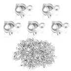 500Pcs Metal Bead Tips Knot Covers, Crimp Beads for Jewelry Making, Knot Covers Bead Tip Knot Covers Crimp Bead Covers, Ends Knot Covers for DIY Bracelet Jewelry Making(Silver)