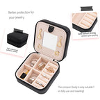 KElofoN Jewelry Case & Box Organizer - Small, Mirrored, for Girls & Women (Black-5) - color: Black-5