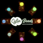 John Bead 25g Cylin Beads Light Yellow Glow in Dark AB 11/0 Glass Cylindrical Seed Beads for Jewelry Bracelets Necklaces Earrings Making Embroidery - color: Light Yellow Glow in Dark AB
