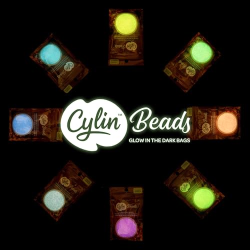 John Bead 25g Cylin Beads Grey Glow in Dark AB 11/0 Glass Cylindrical Seed Beads for Jewelry Bracelets Necklaces Earrings Making Embroidery - color: Grey Glow in Dark AB