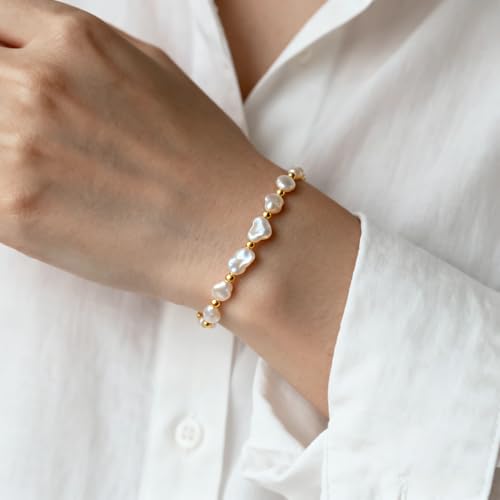 CeeVian 14K Gold Filled Spacer Beads 300PCS Seamless Gold Round Beads Spacer Bead That Do Not Fade Easily Round Bracelet Bead for DIY Necklace Bracelet Jewelry Making (5MM) - size: 5MM