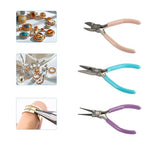 3-Piece Jewelry Pliers Set - Needle Nose, Round Nose & Wire Cutters for Jewelry Making, Wire Crafting & Repair | Professional DIY Tools for Metalwork, Earrings & Bracelets - style: 3-pcs