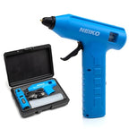 NEIKO 10582A Cordless Glue Gun, 20W Rechargeable Hot Glue Gun, 20 Glue Sticks Included, Wireless Anti Drip Nozzle Mini Glue Gun for Arts and Crafts, Mini USB Charging Port, Insulated Nozzle - style: Cordless Quick Heating Glue Gun