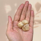 Amazing Gemstone Citrine Crystal Tumbled Stones Polished Rocks - Natural Gem Stones for Healing - DIY Crystals for Protection (1 Piece) - color: Citrine