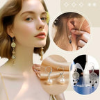 Liliaafar 12 Pcs Silver Leverback Earring Hooks French Earring Hooks 10x15mm Interchangeable Dangle Ear Wire Findings for Women Jewelry Making DIY Crafts Supplies, 2 Styles