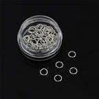 BEADIA 925 Sterling Silver Jump Rings 0.6x5mm 50pcs for Jewelry Making Findings - size: 0.6x5mm
