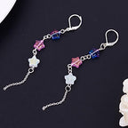 Pandahall 100pcs Stainless Steel Lever Back Hoop Earrings Surgical Earring Components for Jewelry Makings 13x10x1.5mm