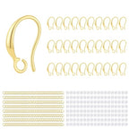 14K Gold Plated Earring Hooks, 230PCS Hypoallergenic Earring Findings for Jewelry Making Fish Hooks for DIY Bulk Pack - color: 14K Gold-Simple Earring Hooks