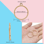 Open Bezels for Resin,50pcs Hollow Frame Pendants Round Open Frame Pendant Opens Bezel Pendants Blank Resin Pendant for Jewelry Making,DIY Resins Crafts(K Gold) - color: K Gold;Round