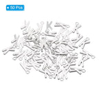 PATIKIL Letter Charm, 50pcs Alphabet Initial Pendant Charm Bulk DIY for Jewelry Making Bracelets Earrings Necklace - style: K