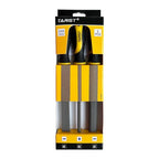 TARIST 3-Piece 8" Wood Rasp File Set, Includes Flat/Half-Round/Round. For Woodworking & Sharping Wood - style: Wood File - 3 pcs