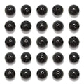 NCB 100pcs Original Natural Stone Beads Gemstone Round Loose Beads 6mm 8mm 10mm (Black Obsidian, 6mm 100Beads) - color: Black Obsidian, size: 6mm 100Beads