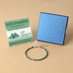 LPBeads Beaded Bracelets for Women Energy Gemstone Charm Jewelry Adjustable Bracelet Gifts for Mom, Daughter, Wife, Friends, Bestie - color: Green Aventurine