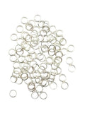 100pcs 925 Sterling Silver Open Jump Rings, 22 Gauge 4.2mm OD/3.0mm ID Made in USA by CRAFT WIRE - size: 4.2mm OD/3.0mm ID