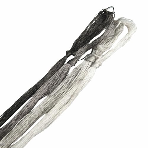 4 Skeins Mulberry Silk Floss Embroidery Thread Floss-Cross Stitch Threads China Silk Woven Jewelry Threads DIY Sewing Kits (24) - color: 24