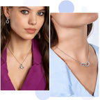 10 PCS Necklace Chains, Stainless Steel Cable Chain Necklace Silver Plated Bulk Necklaces Extender for Jewelry Making DIY Supplies, 17.7 Inches (10)