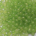 200PCS Glass Beads 8mm Glass Beads for Bracelets Necklaces Jewelry Making DIY Crafts (Light Green) - color: 1Light Green