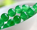 90pcs Adabele AAA Natural Green Agate Healing Gemstone 4mm (0.16 inch) Small Round Loose Beads Gem Stone Spacer for Craft Jewelry Making GC11-4 - color: Green Agate, size: 4mm (90pcs/1 Strand)