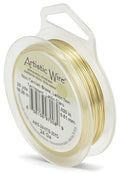 Artistic Wire, 24 Gauge Tarnish Resistant Brass Craft Wire, 20 yd - size: 24 Gauge / 20 Yd, style: Retail spool