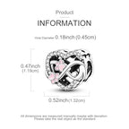LAZA 925 Sterling Silver Charm for Bracelet Necklace Dangle Love Mom Butterfly Party Charm Beads Pendants DIY Jewelry for Women - color: Love Cat Paws