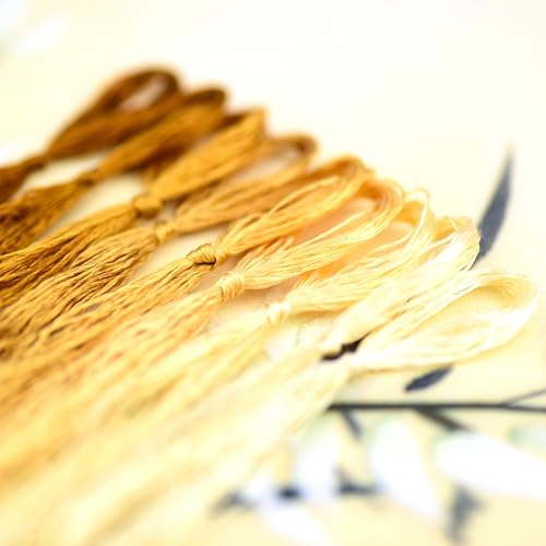 Natural 100% Mulberry Handmade Embroidery Silk Thread Silk Floss (36) - color: 36